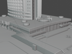 hotel kazakhstan Modèle 3D