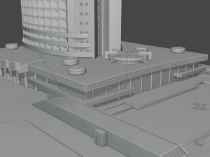 hotel kazakhstan 3D Model
