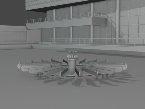 hotel kazakhstan 3D Model