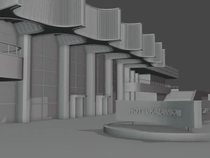 hotel kazakhstan 3D Model
