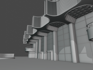 hotel kazakhstan Modèle 3D