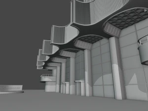hotel kazakhstan 3D Model