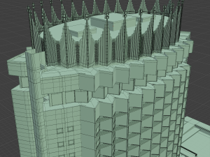 hotel kazakhstan Modèle 3D