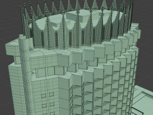 hotel kazakhstan 3D Model