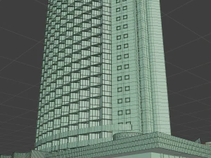 hotel kazakhstan 3D Model