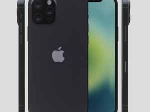 apple iphone 12 new design Model 3D