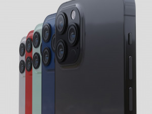 apple iphone 12 new design Model 3D