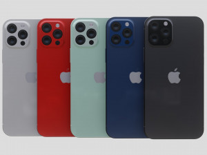 apple iphone 12 new design Model 3D