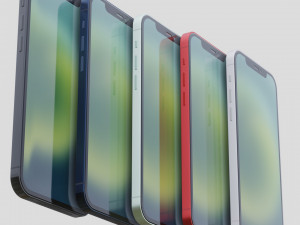 apple iphone 12 new design Model 3D