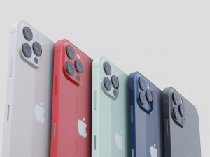 apple iphone 12 new design Model 3D