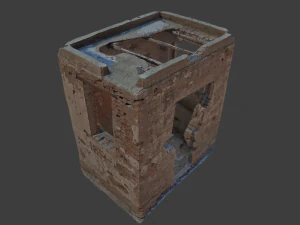 стара будівля 3D Модель