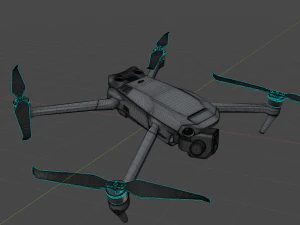 high detailed of dji mavic 3 3D Model