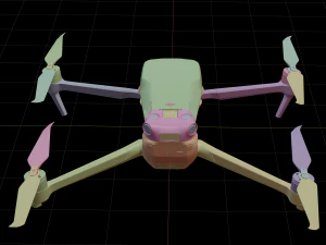 high detailed of dji mavic 3 3D Model