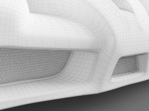 childrens bed car - turbo crx r calimera Modèle 3D