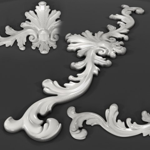 decorative element002 3D Print Model .c4d .max .obj .3ds .fbx .lwo .lw .lws