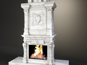 fireplace classik 3D Model