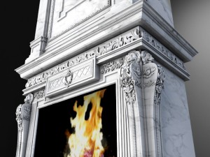 fireplace classik 3D Модель