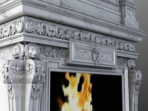 fireplace classik 3D Модель