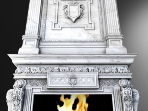 fireplace classik 3D Модель