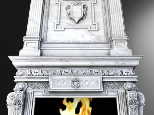 fireplace classik 3D Model