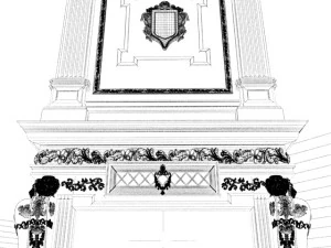 fireplace classik 3D Model