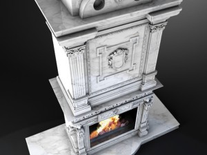 fireplace classik 3D Модель