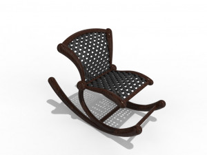 rocking chair Modello 3D