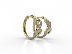 earring 324 jewelry 3D Baskı Modeli
