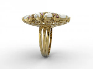 ring 001 jewelry 3D Print Model