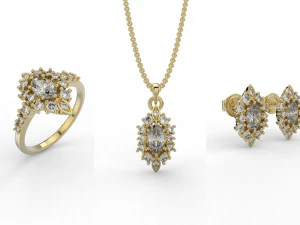 conjunto 342 joyas Modelo de impresión 3D