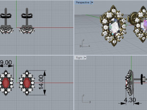 set 342 jewelry 3Dプリントモデル
