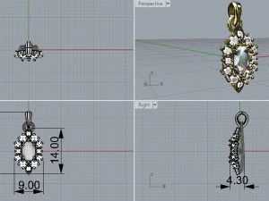 pendant 367 jewelry 3D Print Model