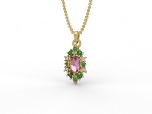 pendant 367 jewelry 3D Print Model