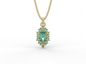pendant 367 jewelry 3D Print Model