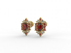earring 368 jewelry Modello di stampa 3D