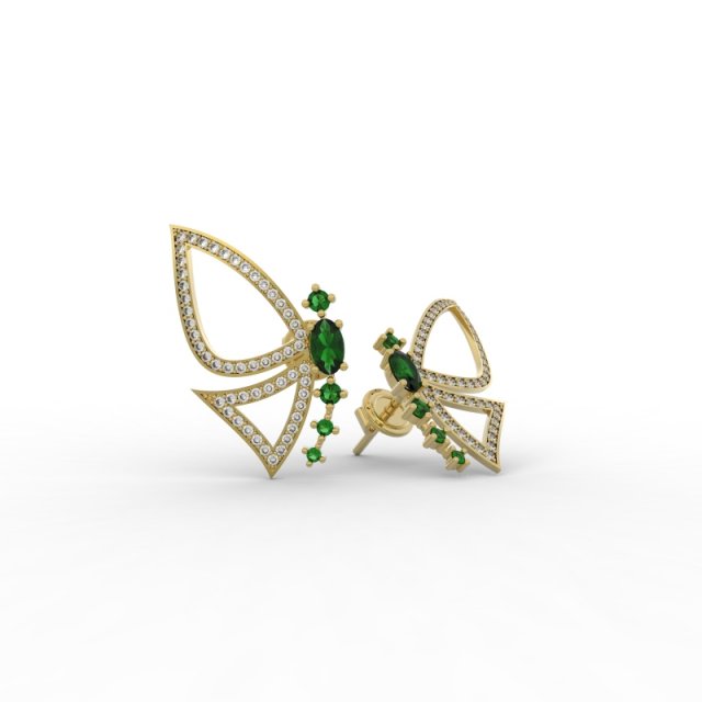 earring 332 jewelry 3D Model .c4d .max .obj .3ds .fbx .stl .blend 