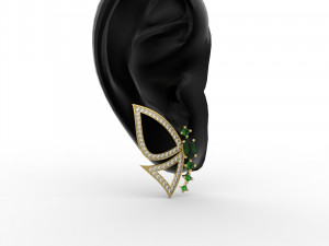 earring 332 jewelry 3D Model
