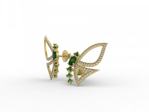 earring 332 jewelry 3D Model