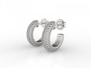 earring 301 jewelry Modèles 3D en vedette