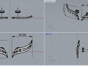 earring 356 jewelry 3D 프린트 모델