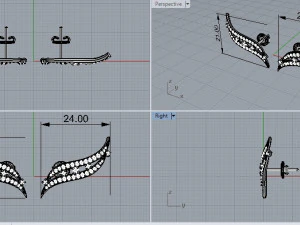 earring 356 jewelry 3D Print Model