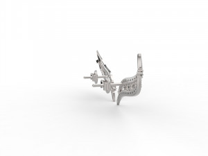 earring 356 jewelry 3D 프린트 모델
