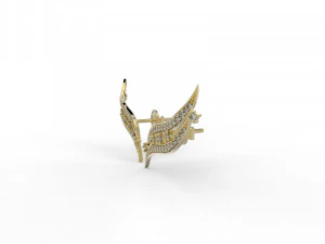 earring 356 jewelry 3D Print Model