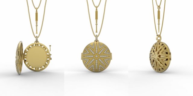 pendant 355 jewelry 3D 프린트 모델 .c4d .max .obj .3ds .fbx .stl .blend 