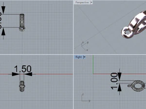 kolye 355 takı 3D Baskı Modeli