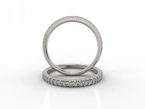 pierścionek 343 biżuteria Model do druku 3D