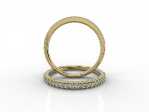 ring 343 jewelry Modelo de Impressão 3D