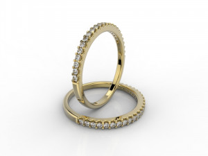 ring 343 jewelry Modelo de Impressão 3D