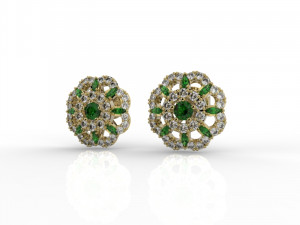 earring 313 jewelry Modello di stampa 3D