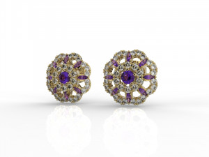 earring 313 jewelry Modello di stampa 3D